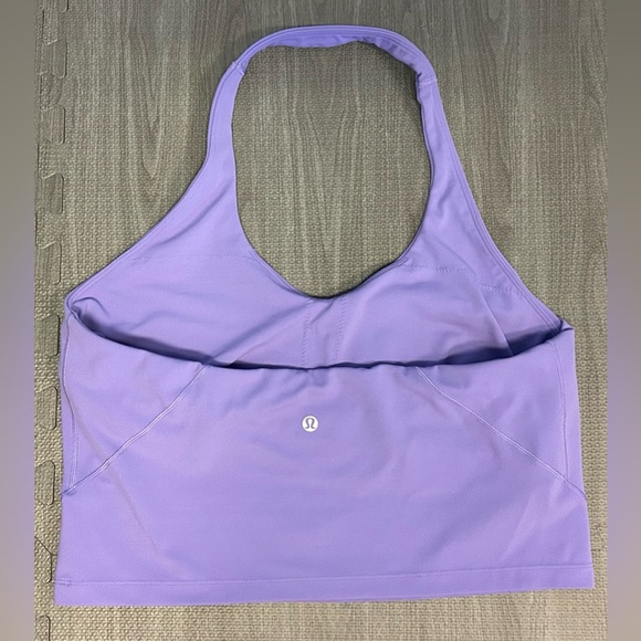 Lululemon Align Halter Tank Top Size 14 Dark Lavender Purple Workout Yoga Nulu - Picture 4 of 6